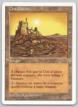 City of Brass 5th Edition MTG LP French Cite d'Airain - Image 1