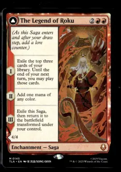 The Legend of Roku 145 Mythic Avatar: The Last Airbender Magic: The Gathering LP - Image 1