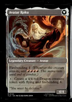 The Legend of Roku 145 Mythic Avatar: The Last Airbender Magic: The Gathering LP - Image 2