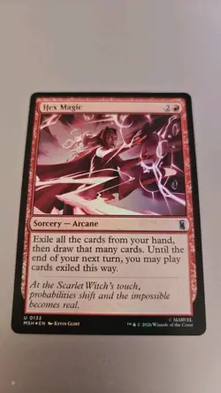 Hex Magic Marvel Super Heroes Foil MTG. NM - Image 1