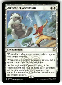 Airbender Ascension 6 Rare Avatar: The Last Airbender Magic: The Gathering NM - Image 1