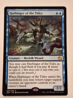 Harbinger of the Tides - Duel Decks Merfolk vs Goblins - Magic the Gathering MTG - Image 1