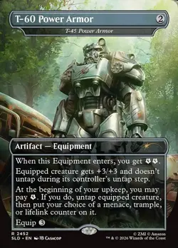 Secret Lair MTG T-45 Power Armor [SLD] FOIL #2452 - Image 1