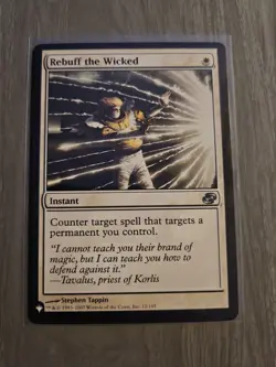 Rebuff the Wicked The List Reprints Regular - Image 1