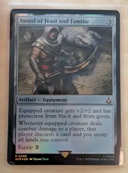 Magic the Gathering: Assassin's Creed #99 Sword of Feast and Famine Foil - Image 3