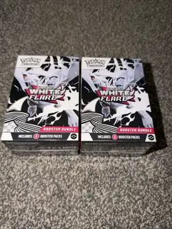 Lot of 2 - Pokemon TCG White Flare Booster Bundle - SHIPS FAST - Image 1