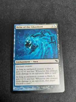 Wizards Helm of the Ghastlord Shadowmoor Regular Blue Black Common 166 - Image 1