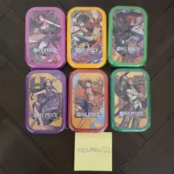 One Piece TCG 6 x Mini Tin (Art Set) VOL. 3 TS03 TS-03 (ASIA EXCLUSIVE) [SEALED] - Image 1