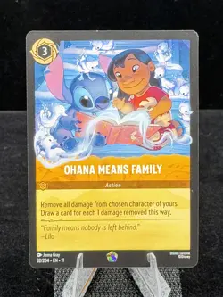 Disney Lorcana-Winterspell-Ohana Means Family-#32-Regular-M/NM - Image 1