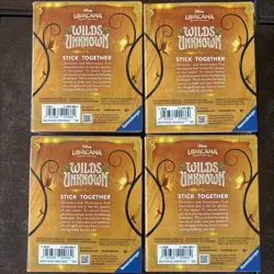 Disney Lorcana Wilds Unknown Illumineers Trove Prerelease Box 4x -Factory Sealed - Image 2