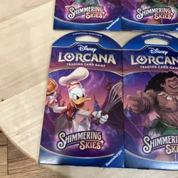 4 Lorcana Shimmering Skies Disney Booster Packs Lot of 4 Brand New Sealed - Image 2