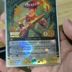 Ravensburger Disney Lorcana Floodborn Woody - Jungle Guide 54/P3 Enchanted Foil - Image 2