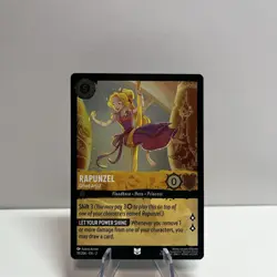 Disney Lorcana Rise of the Floodborn Rapunzel Gifted Artist 19/204 Cold Foil - Image 1