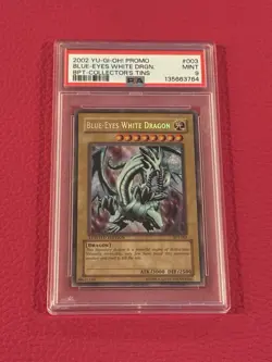 Blue-Eyes White Dragon BPT-003 2002 Collectors Tin Limited Edition PSA 9 Mint - Image 1