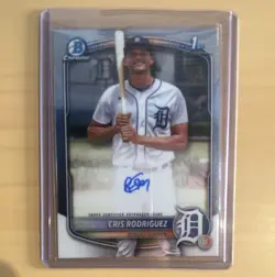 Topps 2024 Bowman Chrome 1st Bowman Autograph Cris Rodriguez Tigers #CPA-CR - Image 1