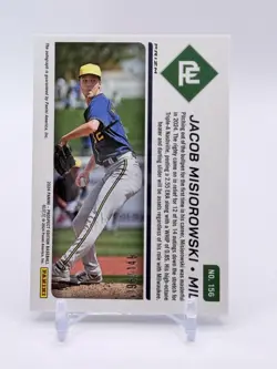 2024 Panini Prospect Edition - Jacob Misiorowski #156 Blue Prizm Signatures /149 - Image 3