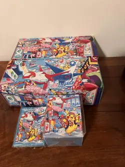 Fukuoka Pokemon Center Box With Sleeves And Deck Box *No Promo Card* - Image 2