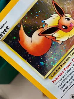 Eevee 11 Holo Promo Black Star Pokemon Card with Swirl Excellent Condition (6) - Image 2