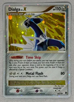 Dialga Lv. X 105/106 D&P Great Encounters Pokemon Card | V. Good | English - Image 1