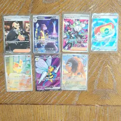 Pokemon TCG Full Art Illustration Rare Holo 7 Card Lot NM Cri Po - Image 1