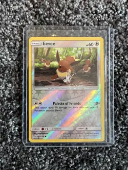 Pokemon Cards Eevee Common Reverse Holo 105/156 Ultra Prism LP/NM Cond - Image 1