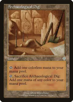 Archaeological Dig 1x FOIL MtG FOIL Invasion SP/NM - Image 1