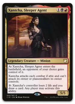 Xantcha, Sleeper Agent #50 (NM) Commander 2018 C18 Magic MTG - Image 1