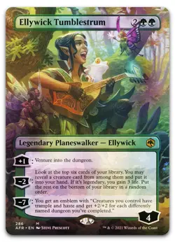 Ellywick Tumblestrum (Borderless) #286 (Foil) NM Forgotten Realms AFR Magic MTG - Image 1