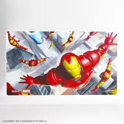 New! Playmat: MTG Prime- Marvel Super Heroes- Iron Man, Master of Machines - Image 1
