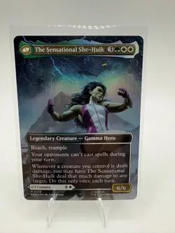 Jennifer Walters // The Sensational She-Hulk Borderless MSH Foil 328 - Image 2