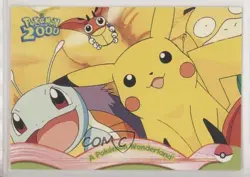 A Pokemon Wonderland! Topps The Movie 2000 #3 2000 - Image 1