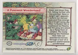 A Pokemon Wonderland! Topps The Movie 2000 #3 2000 - Image 2