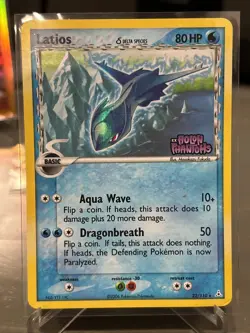 2006 Pokemon EX Holon Phantoms Latios #22/110 Reverse Holo Delta Species MP - Image 1