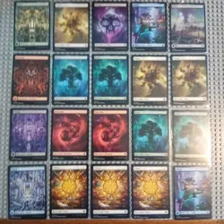 mtg full art basic land lot X62 Kamigawa, Unfinity and more Unplayed - Image 2