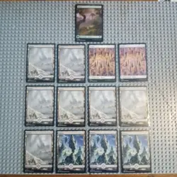 mtg full art basic land lot X62 Kamigawa, Unfinity and more Unplayed - Image 3