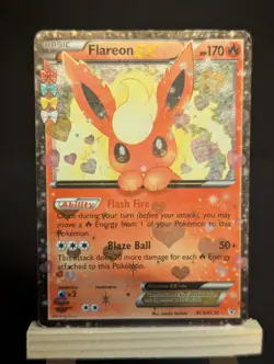 🔥 Pokemon TCG Flareon EX Holo Rare Card RC6/RC32 Generations HP - Image 1