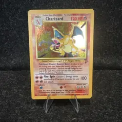 Pokemon TCG Charizard Base Set 2 4/130 Holo Rare 120 HP 2000 English - Image 1