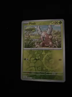 Pokemon TCG SV Prismatic Evolutions Master Ball Reverse Holo Pinsir 003/131 - Image 1