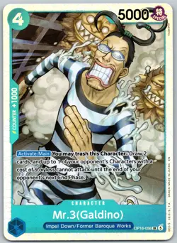 Mr.3(Galdino) - OP16-056 - Super Rare - One Piece OP-16: The Time to Battle - Image 1