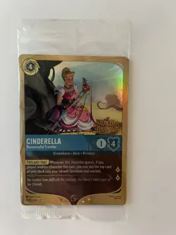 Disney Lorcana TCG: Cinderella - Resourceful Traveler SEALED Promo 47/P3 - Image 1