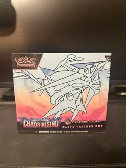 Pokemon TCG Chaos Rising Pokemon Center ETB (New & Sealed) - Image 1