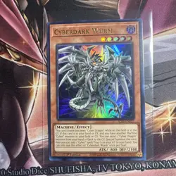 Yugioh Cyberdark Wurm ALIN-EN027 1st Edition Ultra Rare NM - Image 1