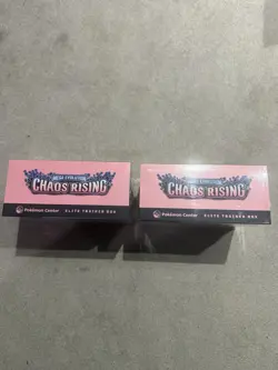 Pokemon TCG Chaos Rising Pokemon Center ETB - Brand New & Sealed x2 - Image 5