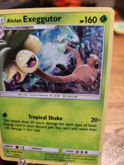Pokemon Alolan Exeggutor 2019 McDonald's Holo Promo Card 2/12 MP - Image 3
