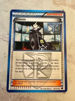 Ghetsis (BW Plasma Freeze) 101/116 Deck Exclusives Regular Pokemon Card NM/LP - Image 1