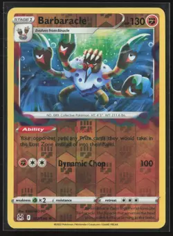 Barbaracle Holo Rare SWSH11: Lost Origin 107/196 NM Pokemon Card Reverse Holo - Image 1