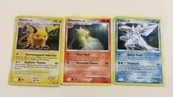Pokemon TCG 3 Card Lot Raichu DP21 Promo Ninetales 36/127 Palkia 26/106 - Image 1