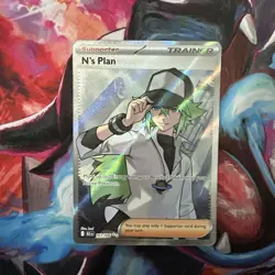 Pokemon TCG | N's Plan 163/086 Sv: Black Bolt Holo Pack Fresh NM+ - Image 1