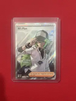 N's Plan 163/086 Sv: Black Bolt Holo M/NM Pokemon TCG - Image 1