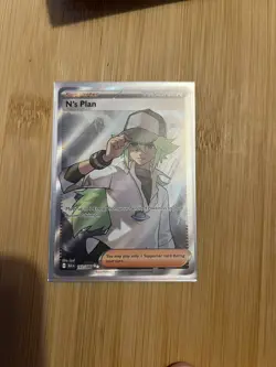 N's Plan 163/086 Sv: Black Bolt Holo M/NM Pokemon TCG - Image 1